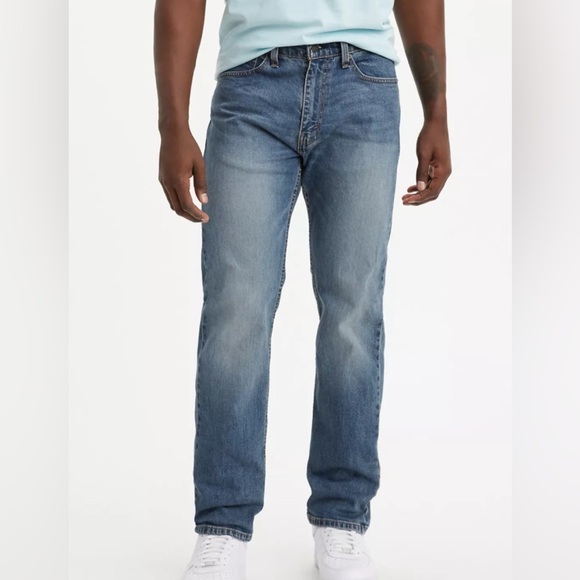 Men’s Levi’s 505 Straight Blue Jeans Size 36 x 30 - Picture 1 of 5